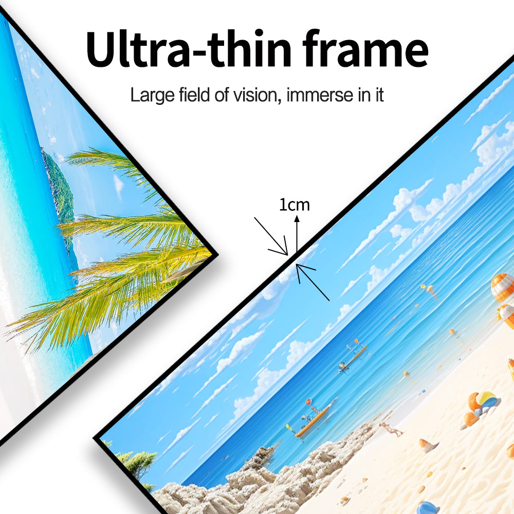 Fixed Frame White Cinema Projection Screen for All Types Projector