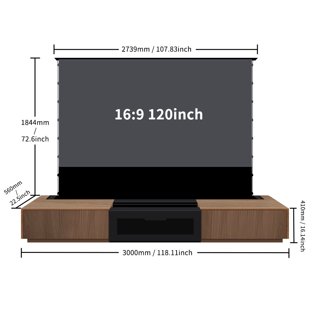 100-120 inch Laser TV Cabinet for Home Theater