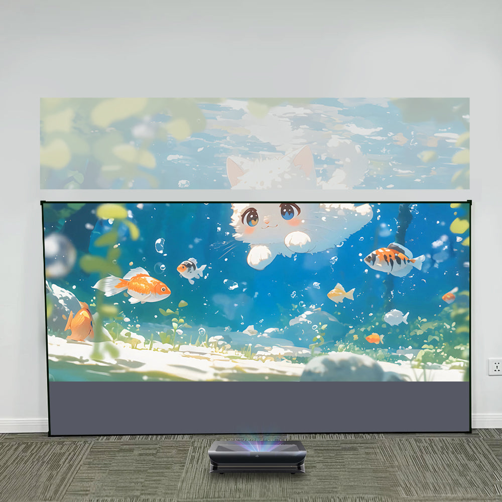 Fixed Frame T Prism ALR Projector Screen For Ultra Short Throw 4K Projector