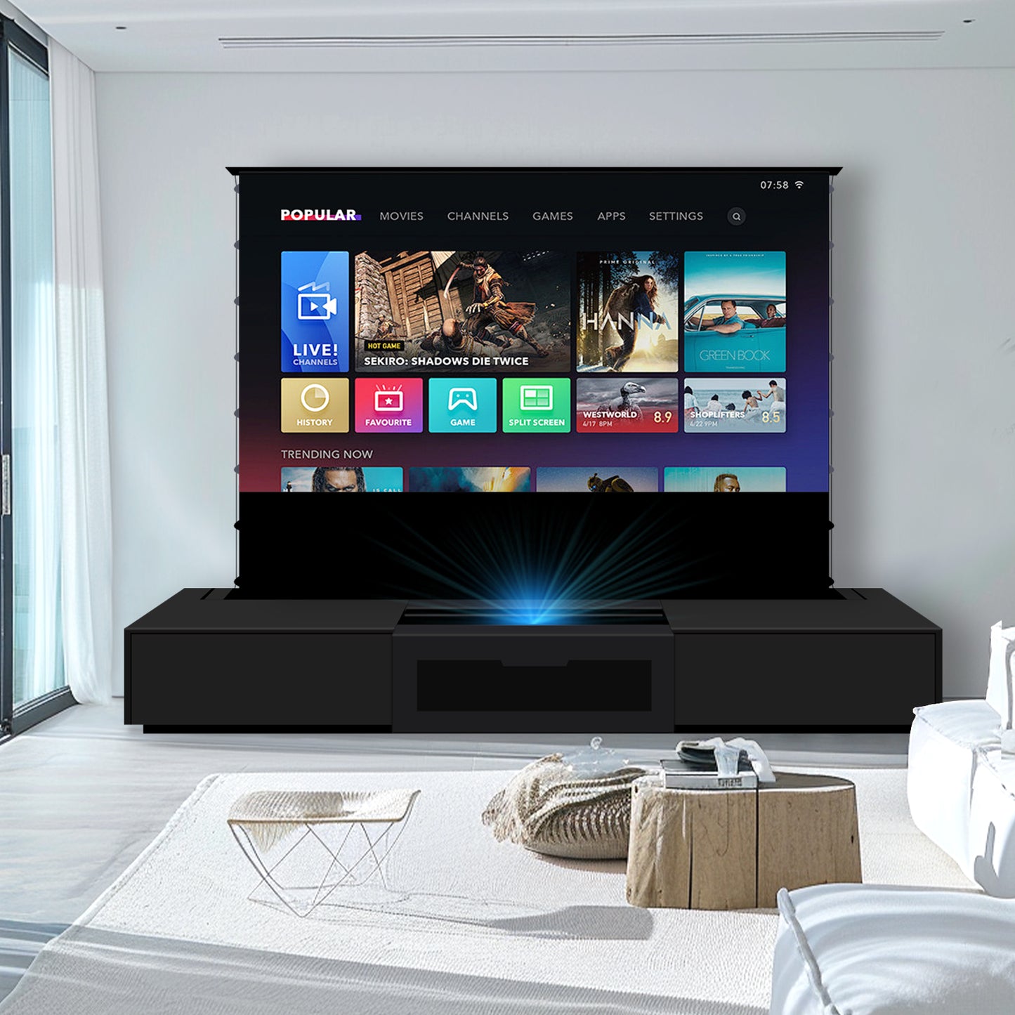 100-120 inch Laser TV Cabinet for Home Theater