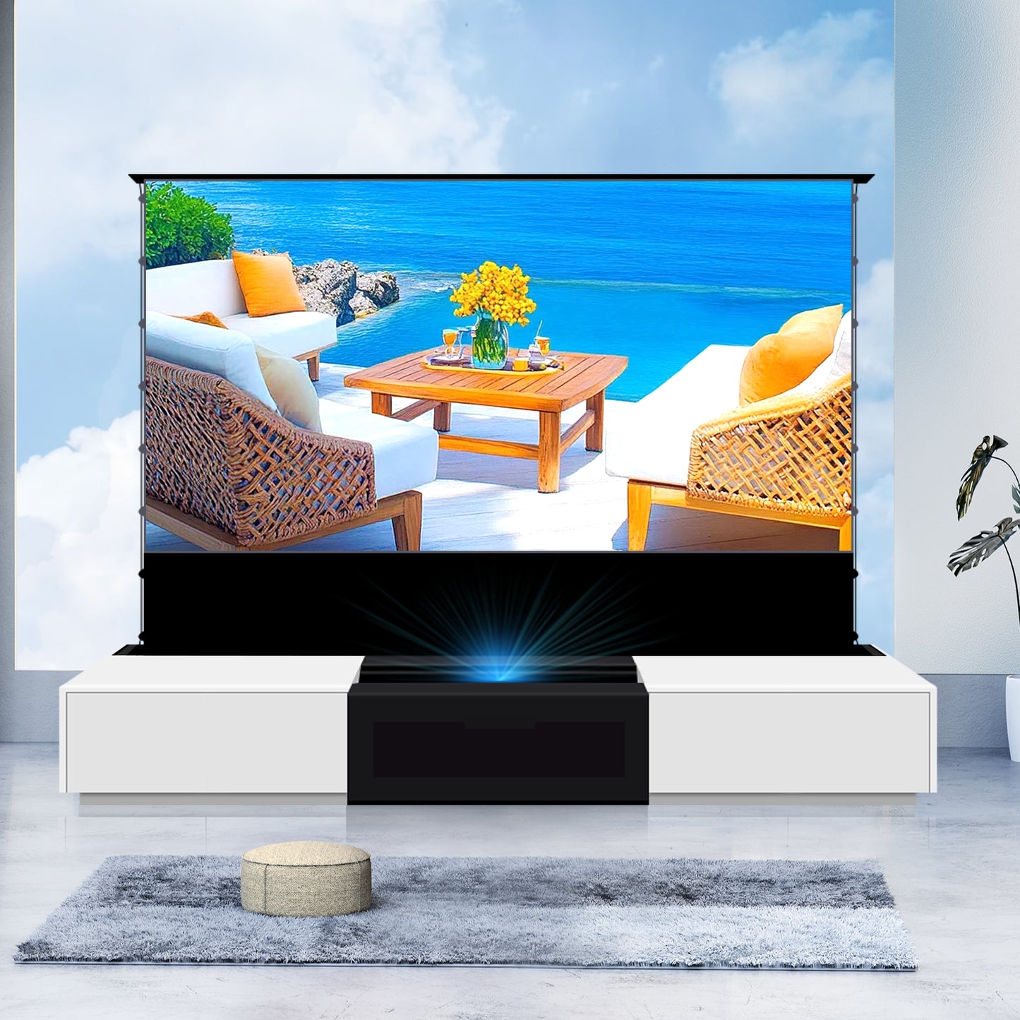 100-120 inch Laser TV Cabinet for Home Theater