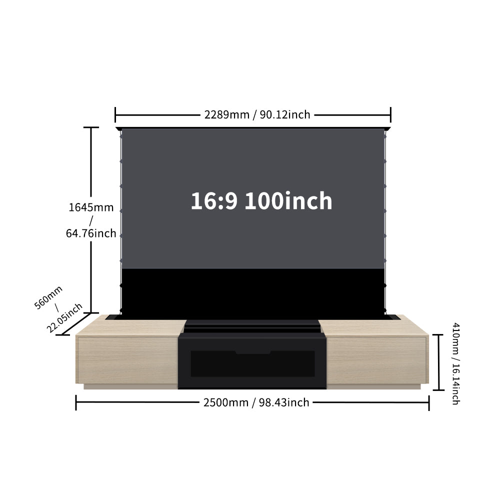 100-120 inch Laser TV Cabinet for Home Theater