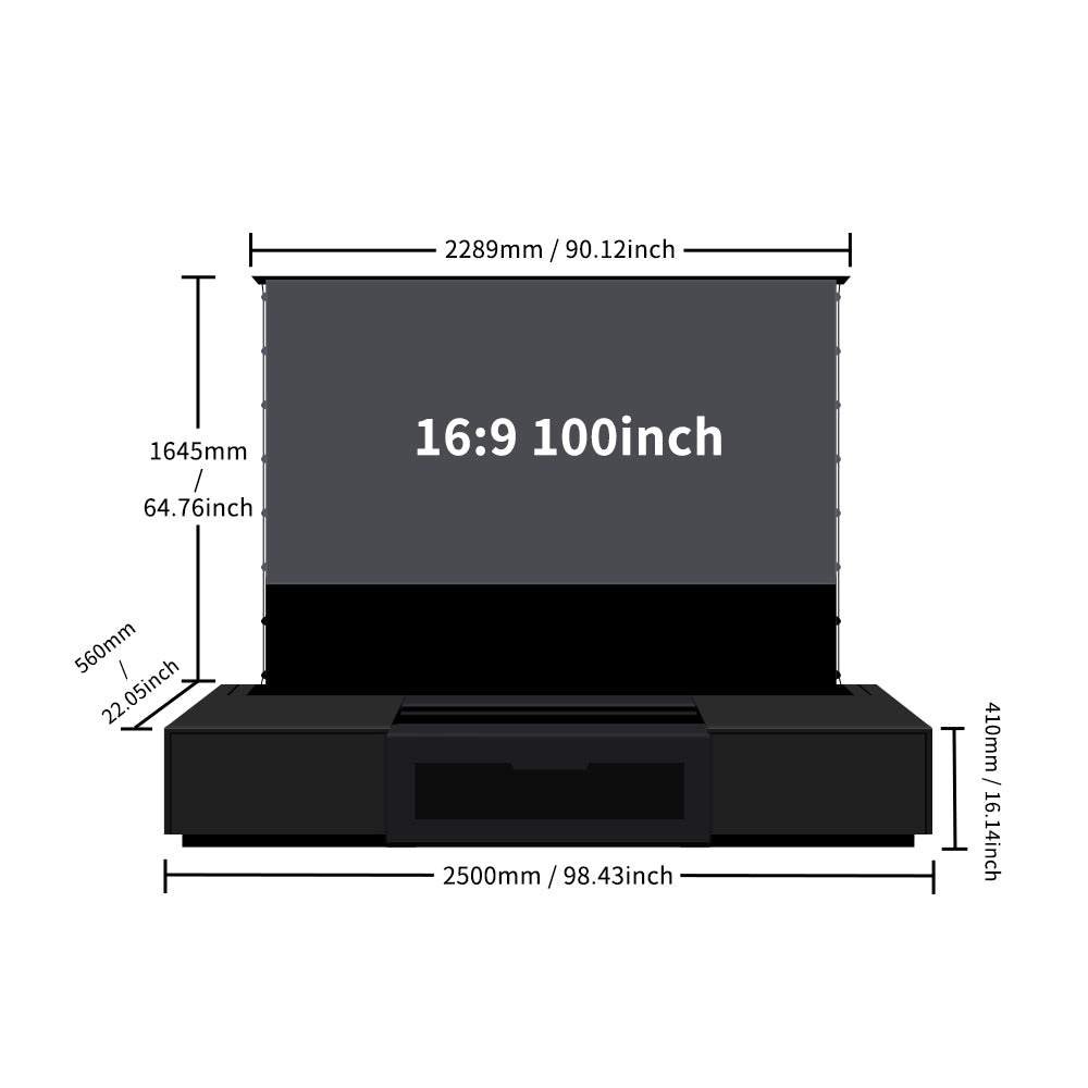 100-120 inch Laser TV Cabinet for Home Theater