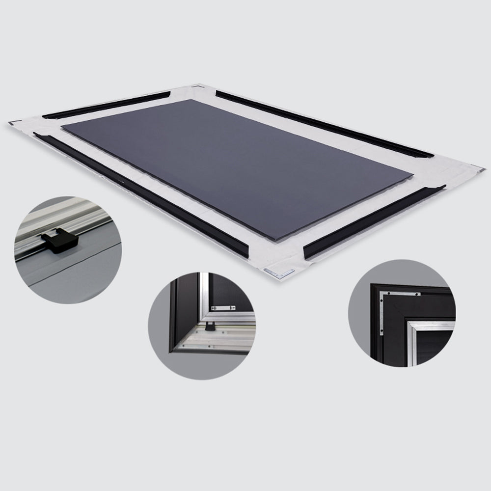 Fixed Frame White Cinema Projection Screen for All Types Projector