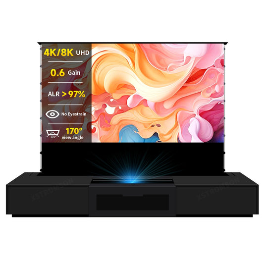 Motorized Laser TV Stand Cabinet